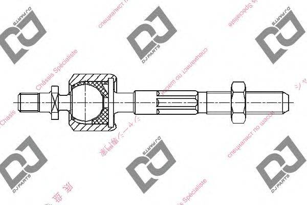 Осевой шарнир, рулевая тяга DJ PARTS DR1036