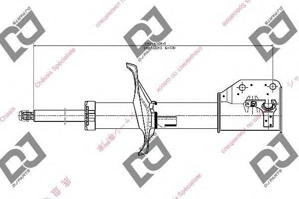 Амортизатор DJ PARTS DS2211GS