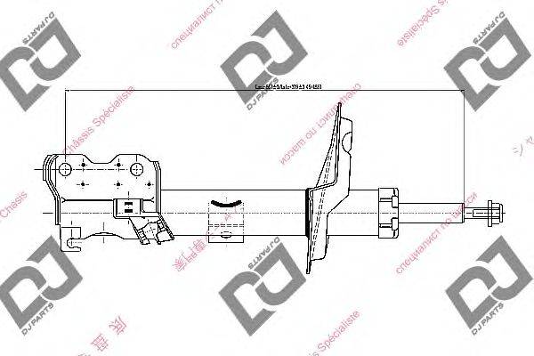 Амортизатор DJ PARTS DS2231GS