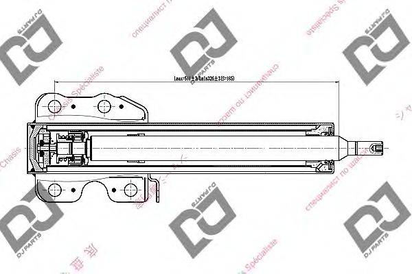 Амортизатор DJ PARTS DS1906GS