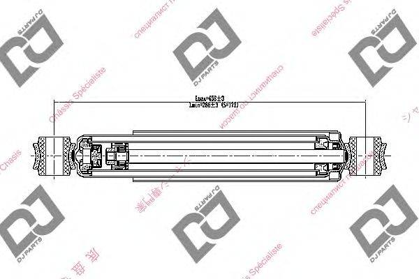 Амортизатор DJ PARTS DS2137HT