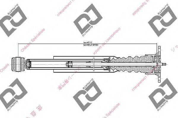 Амортизатор DJ PARTS DS1661GT