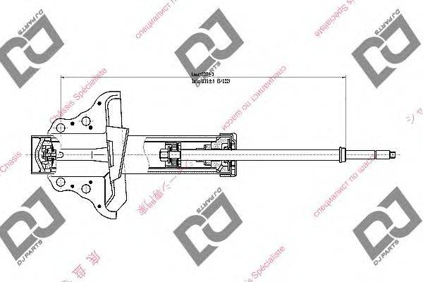 Амортизатор DJ PARTS DS1715GT