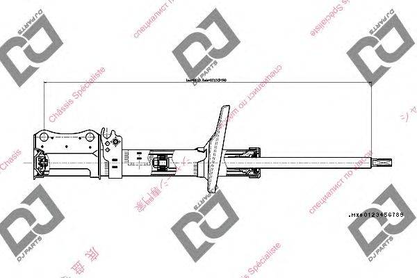 Амортизатор DJ PARTS DS1499GS