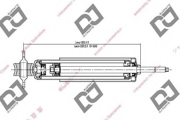 Амортизатор DJ PARTS DS1572HT