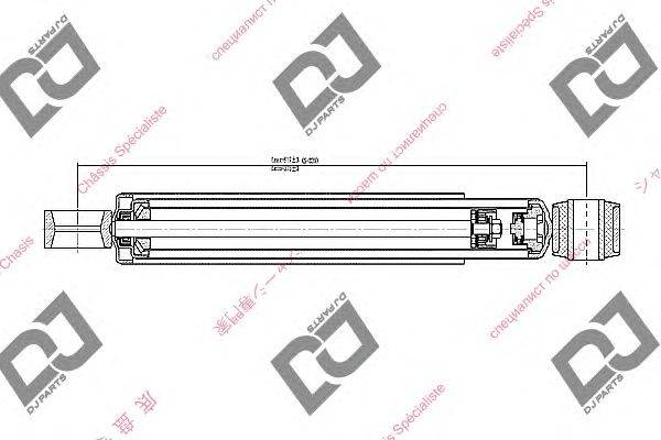 Амортизатор DJ PARTS DS1608HT