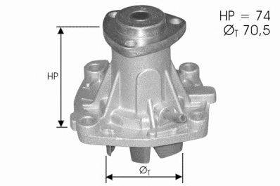 Водяной насос PROTECHNIC PRW0095