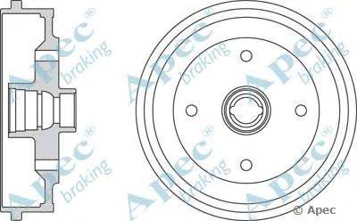 Тормозной барабан APEC braking DRM9107