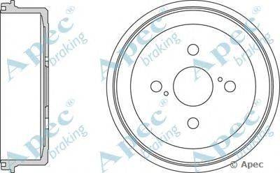 Тормозной барабан APEC braking DRM9133