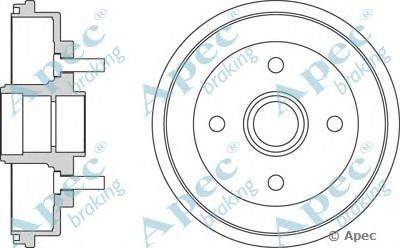 Тормозной барабан APEC braking DRM9166