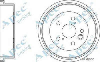 Тормозной барабан APEC braking DRM9524