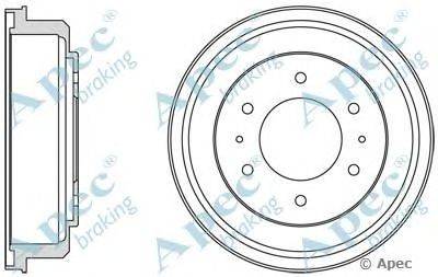 Тормозной барабан APEC braking DRM9711