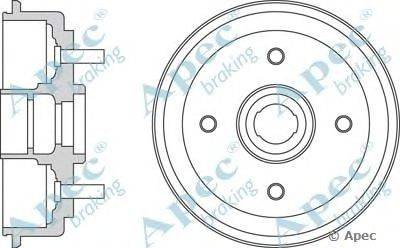 Тормозной барабан APEC braking DRM9912