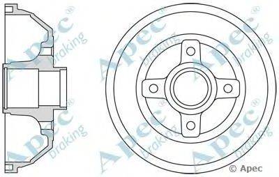 Тормозной барабан APEC braking DRM9926