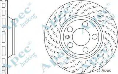 Тормозной диск APEC braking DSK2310