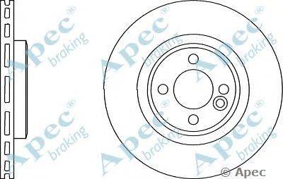 Тормозной диск APEC braking DSK2850