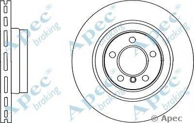 Тормозной диск APEC braking DSK2860