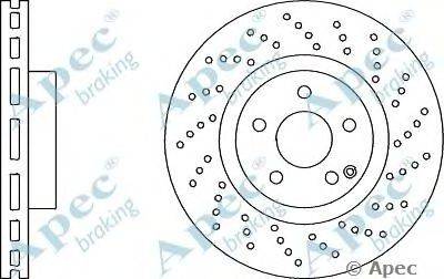 Тормозной диск APEC braking DSK2866