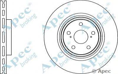 Тормозной диск APEC braking DSK2887