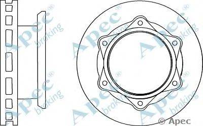 Тормозной диск APEC braking DSK2891