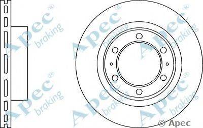 Тормозной диск APEC braking DSK2915