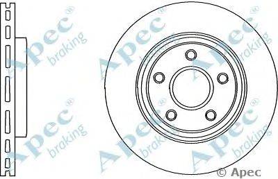 Тормозной диск APEC braking DSK2960