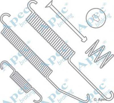 Комплектующие, тормозная колодка APEC braking KIT2001