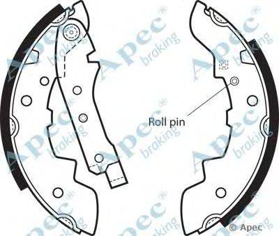 Тормозные колодки APEC braking SHU115