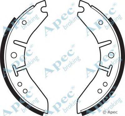 Тормозные колодки APEC braking SHU132