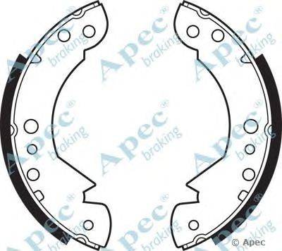 Тормозные колодки APEC braking SHU144