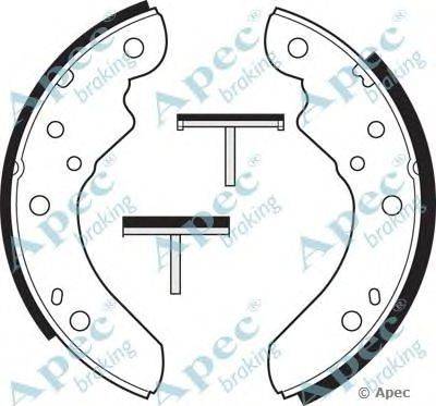 Тормозные колодки APEC braking SHU148