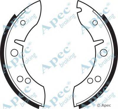 Тормозные колодки APEC braking SHU168