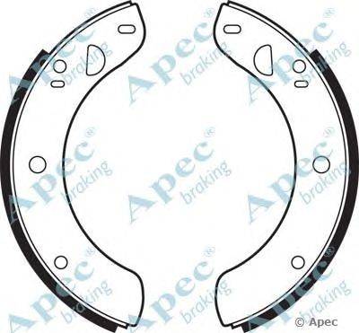 Тормозные колодки APEC braking SHU169