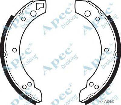 Тормозные колодки APEC braking SHU210