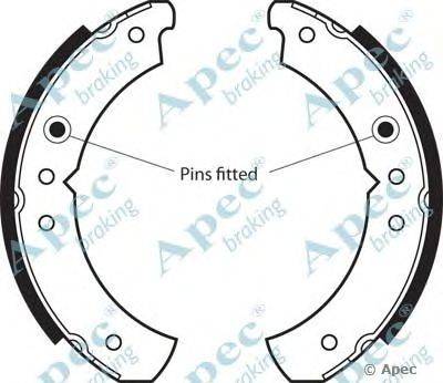 Тормозные колодки APEC braking SHU294