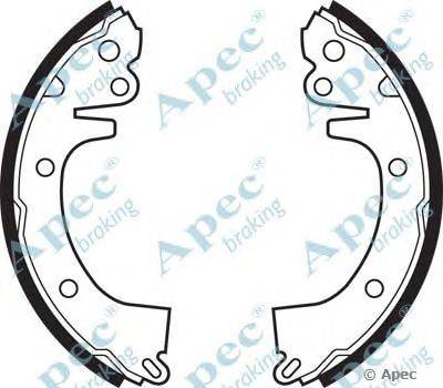 Тормозные колодки APEC braking SHU305