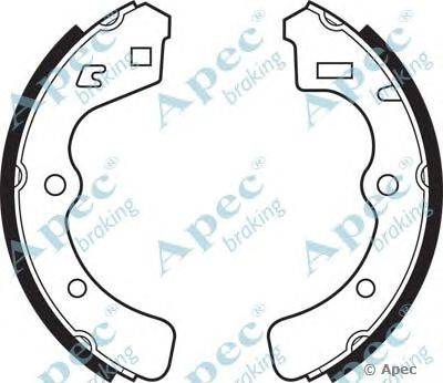 Тормозные колодки APEC braking SHU331