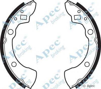 Тормозные колодки APEC braking SHU332