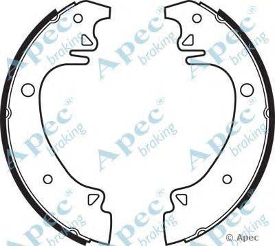 Тормозные колодки APEC braking SHU335