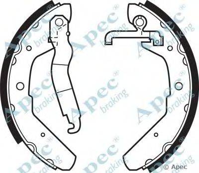 Тормозные колодки APEC braking SHU337