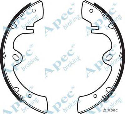 Тормозные колодки APEC braking SHU343