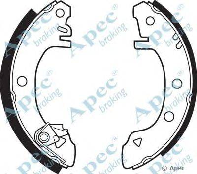 Тормозные колодки APEC braking SHU372