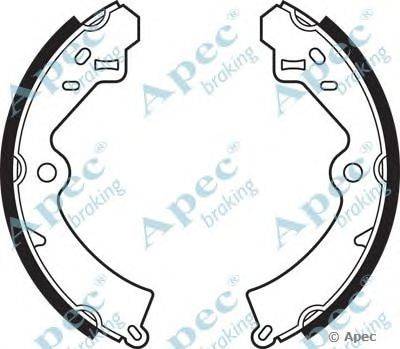Тормозные колодки APEC braking SHU410