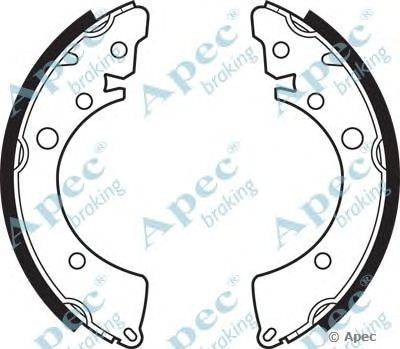 Тормозные колодки APEC braking SHU411