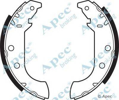 Тормозные колодки APEC braking SHU412
