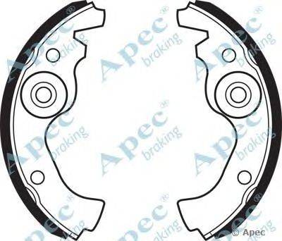 Тормозные колодки APEC braking SHU43