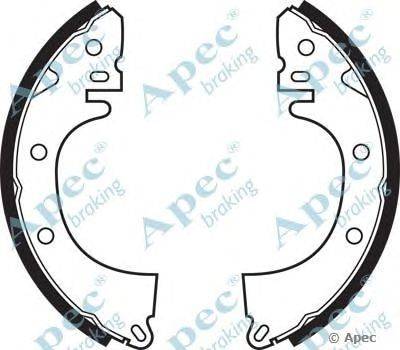 Тормозные колодки APEC braking SHU437