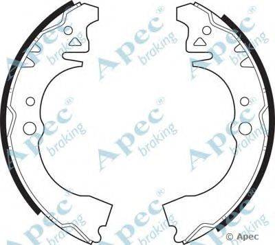 Тормозные колодки APEC braking SHU449