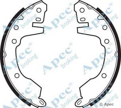 Тормозные колодки APEC braking SHU454