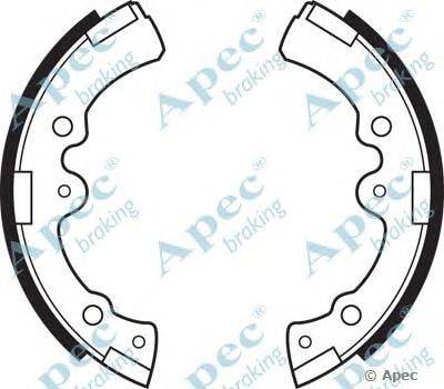 Тормозные колодки APEC braking SHU456